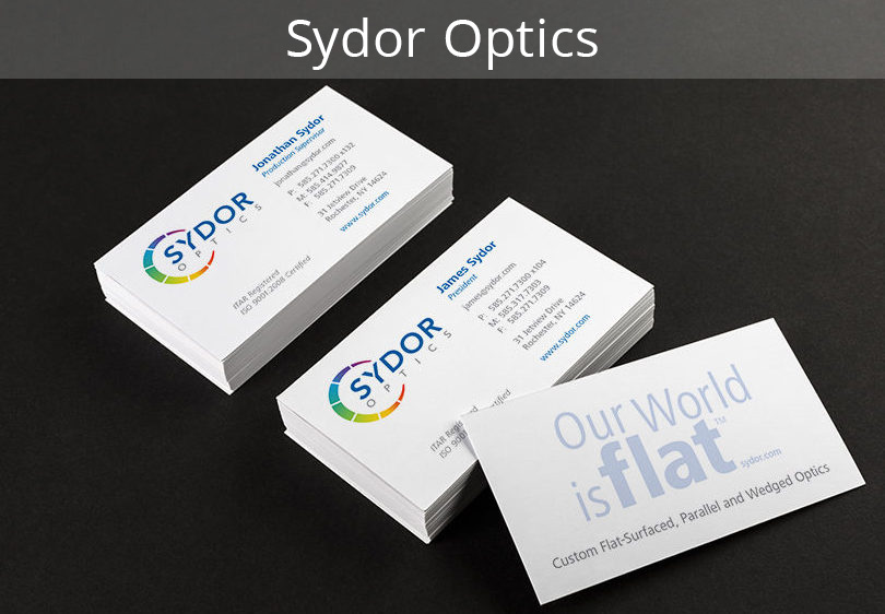Sydor Optics business cards