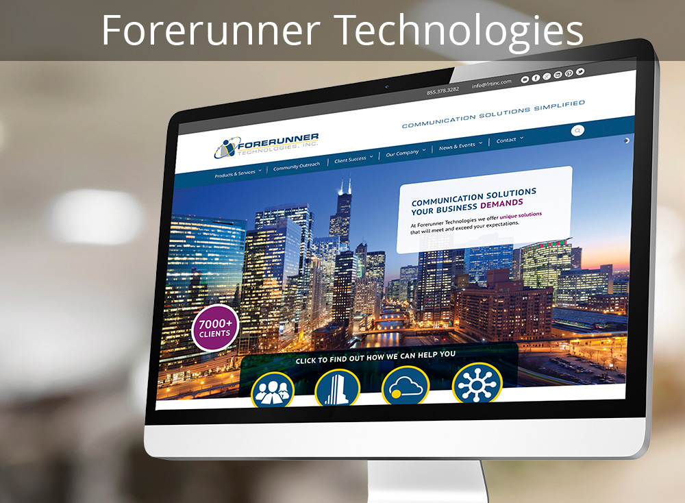 Forerunner website design