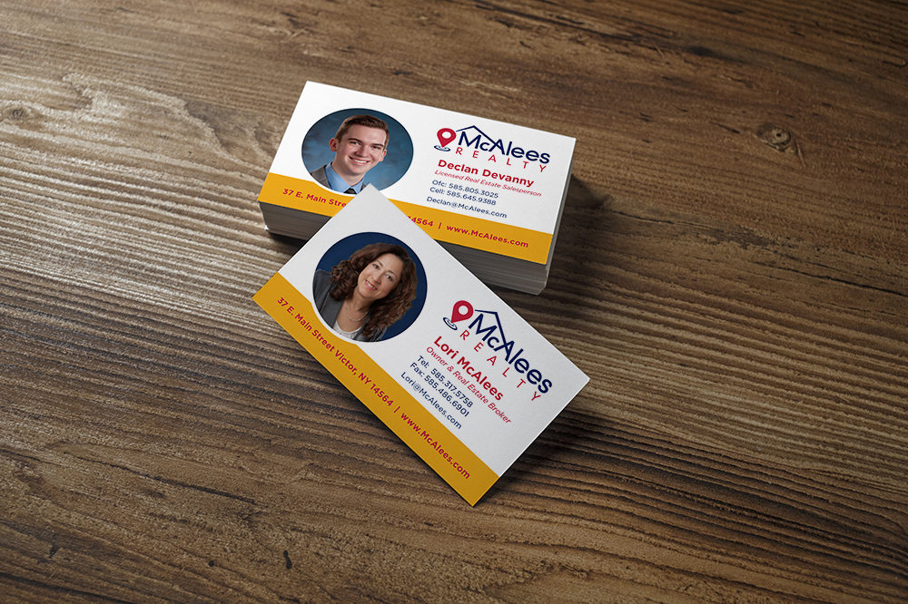 McAlees Realty business cards